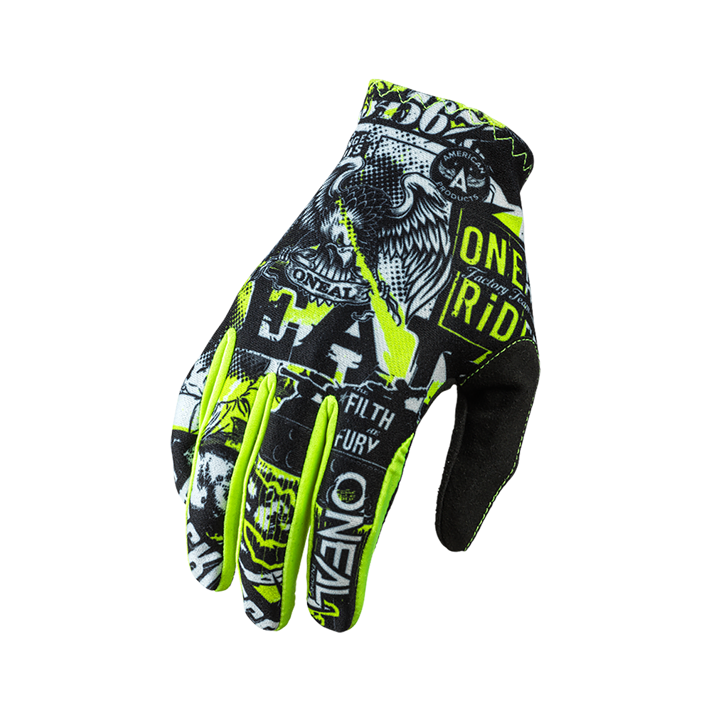 Rękawiczki O'Neal MATRIX ATTACK black/neon yellow