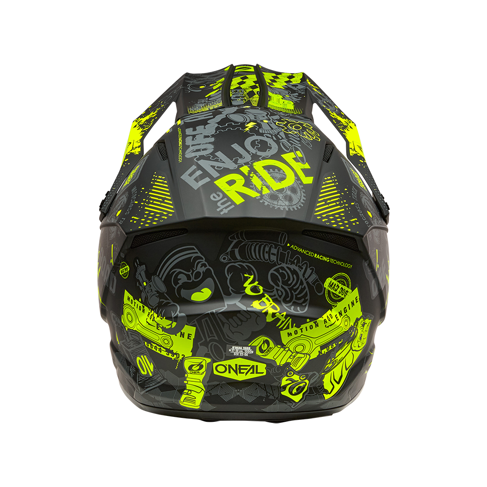 Kask O'Neal 1SRS Youth VIBRANT Black/Neon Yellow