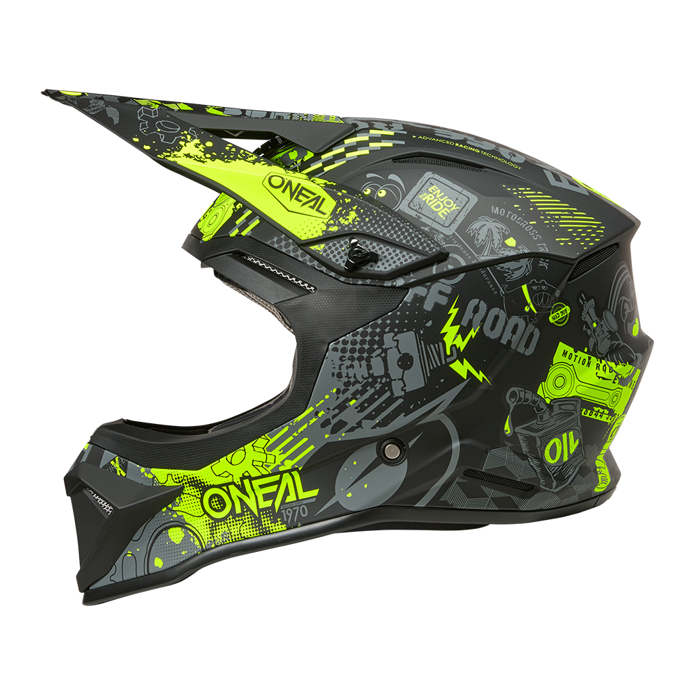 Kask O'Neal 1SRS Youth VIBRANT Black/Neon Yellow