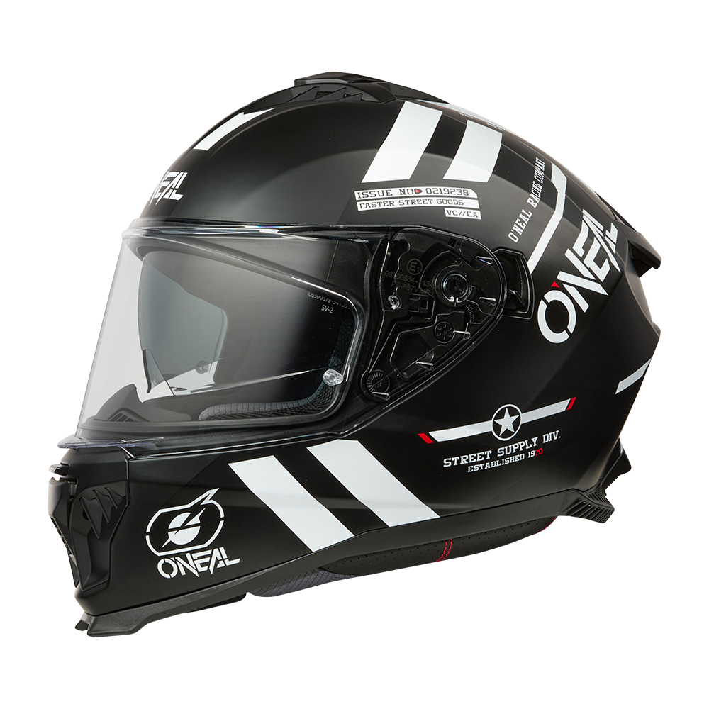 Kask O'Neal CHALLENGER WARHAWK Black/White/Red