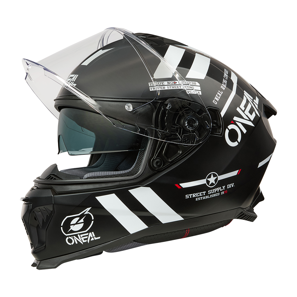 Kask O'Neal CHALLENGER WARHAWK Black/White/Red