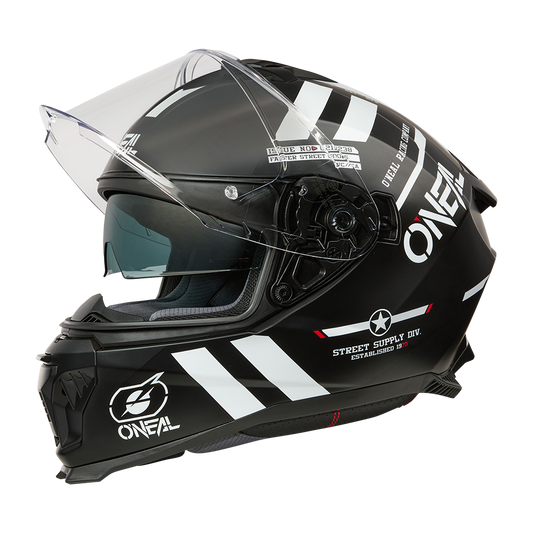 Kask O'Neal CHALLENGER WARHAWK Black/White/Red