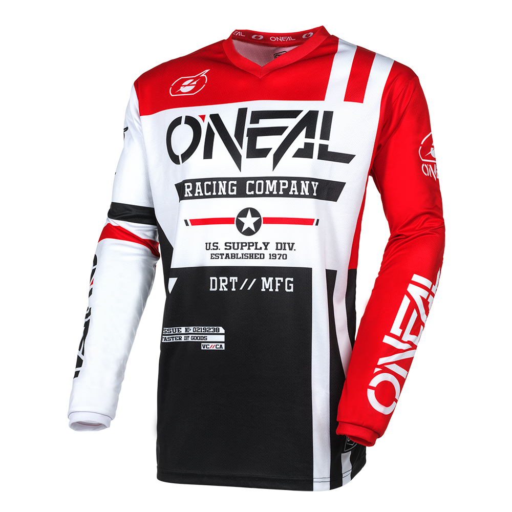 Jersey O'Neal ELEMENT WARHAWK Black/White/Red