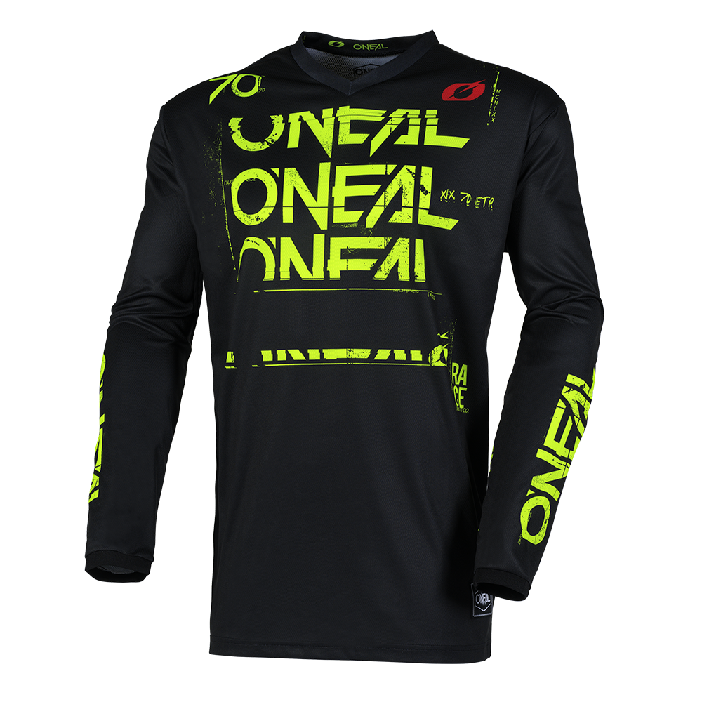 Jersey O'Neal ELEMENT STATIC Black/Neon Yellow