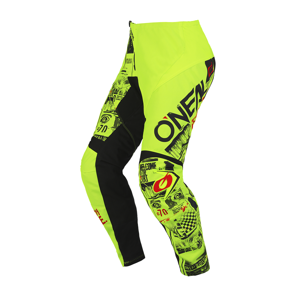 Spodnie Juniorskie O'Neal ELEMENT ATTACK Neon Yellow/Black