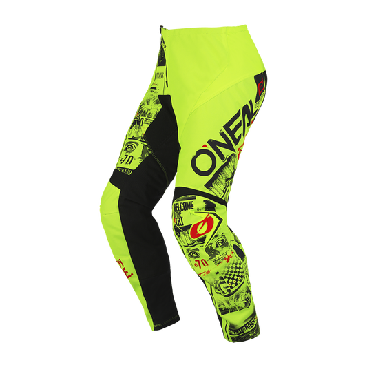 Spodnie Juniorskie O'Neal ELEMENT ATTACK Neon Yellow/Black
