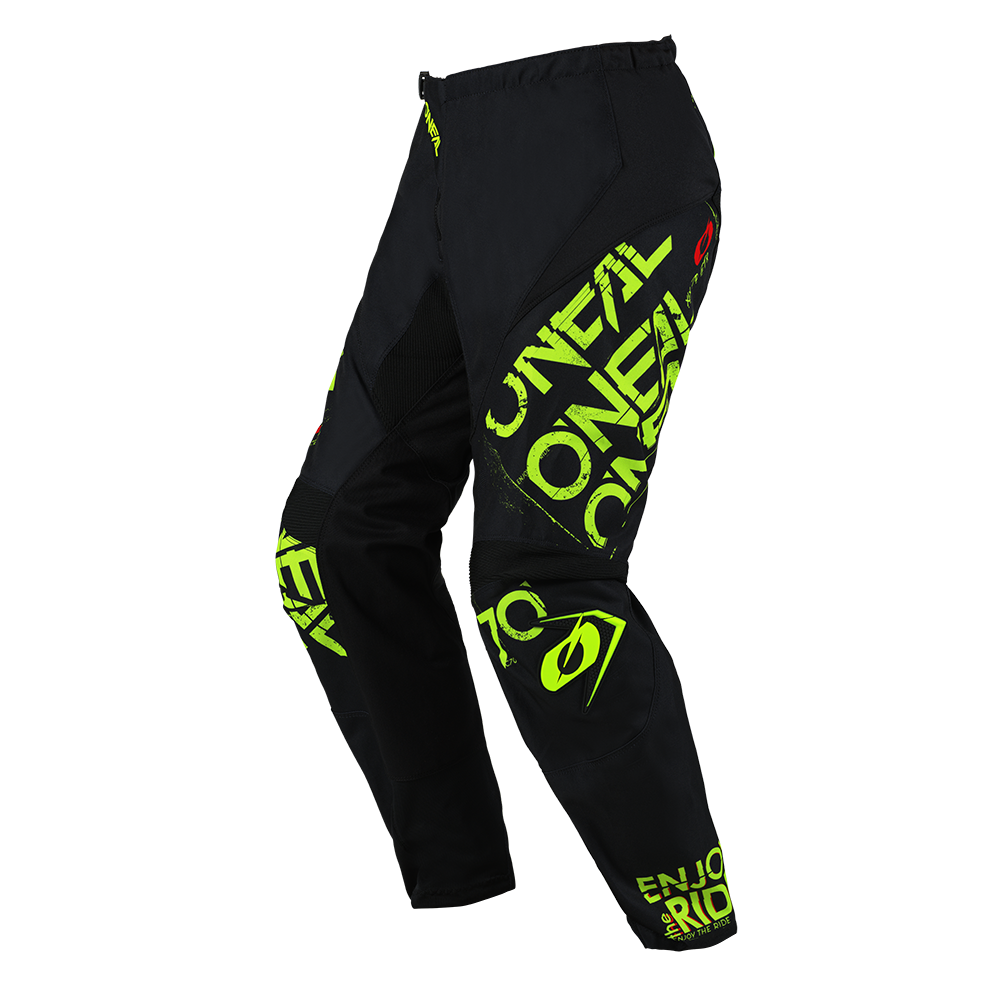 Spodnie O'Neal ELEMENT STATIC Black/Neon Yellow