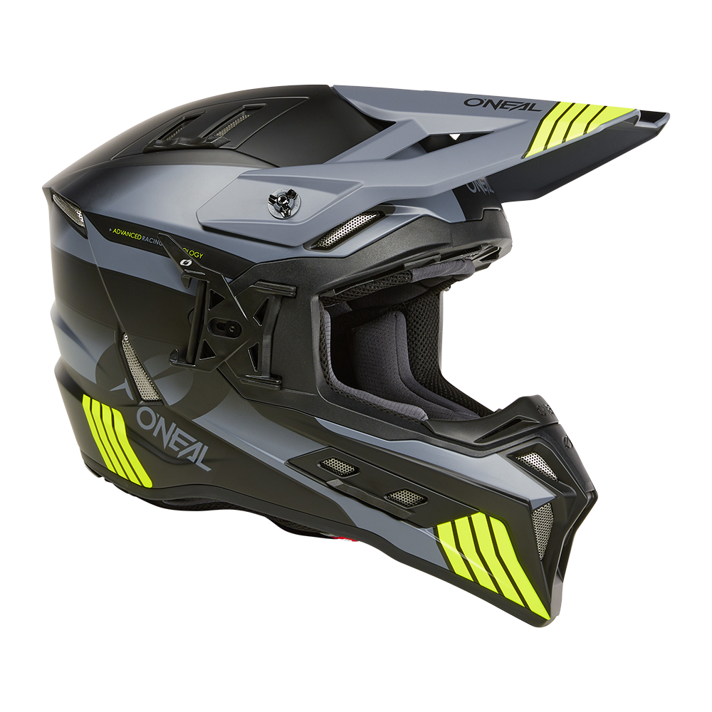 Kask O'Neal EX-SRS HITCH Black/Gray/Neon Yellow + QUIN PRO