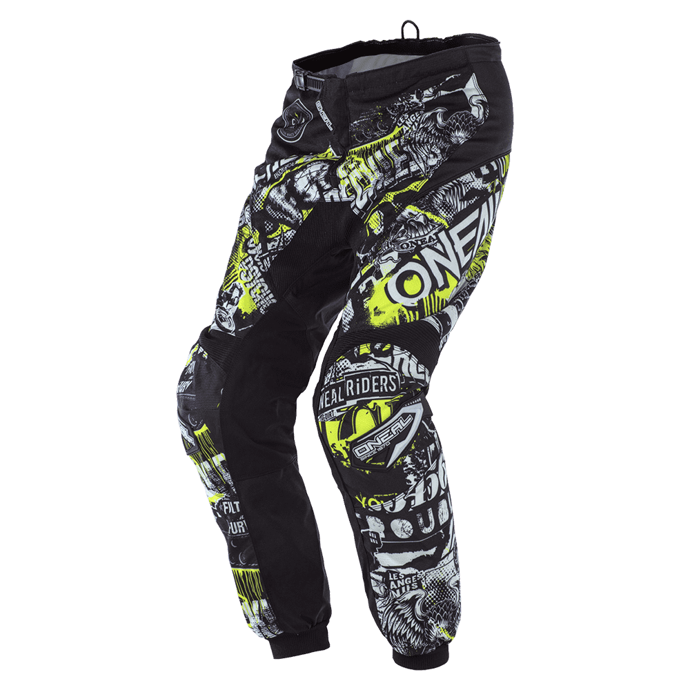Spodnie O'Neal ELEMENT ATTACK Black/Neon Yellow