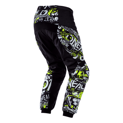 Spodnie O'Neal ELEMENT ATTACK Black/Neon Yellow
