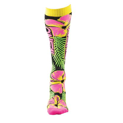 Skarpetki O'Neal PRO MX ISLAND Pink/Green/Yellow (One Size)