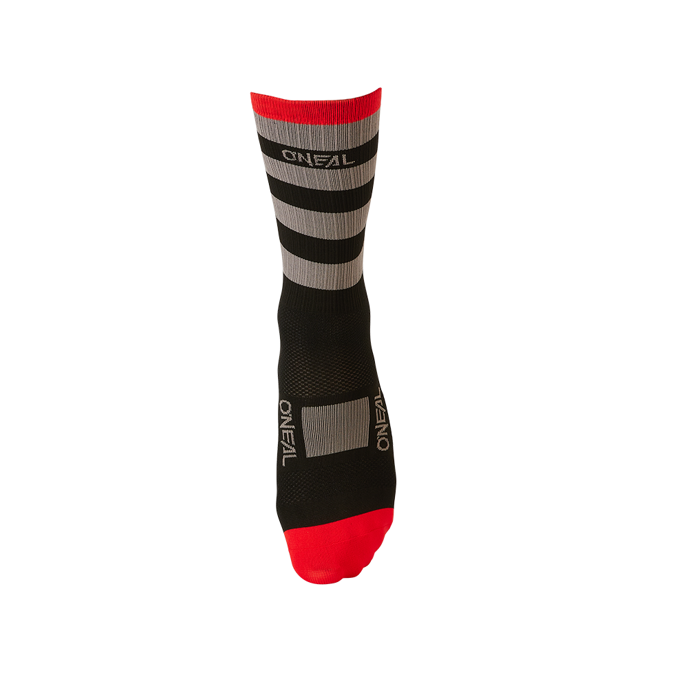 Skarpetki O'Neal MTB Performance STRIPE Black/Gray/Red