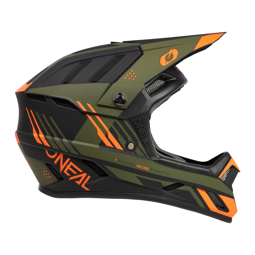 Kask rowerowy O'Neal BACKFLIP STRIKE Black/Orange/Olive