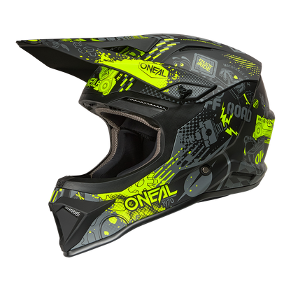 Kask O'Neal 1SRS Youth VIBRANT Black/Neon Yellow