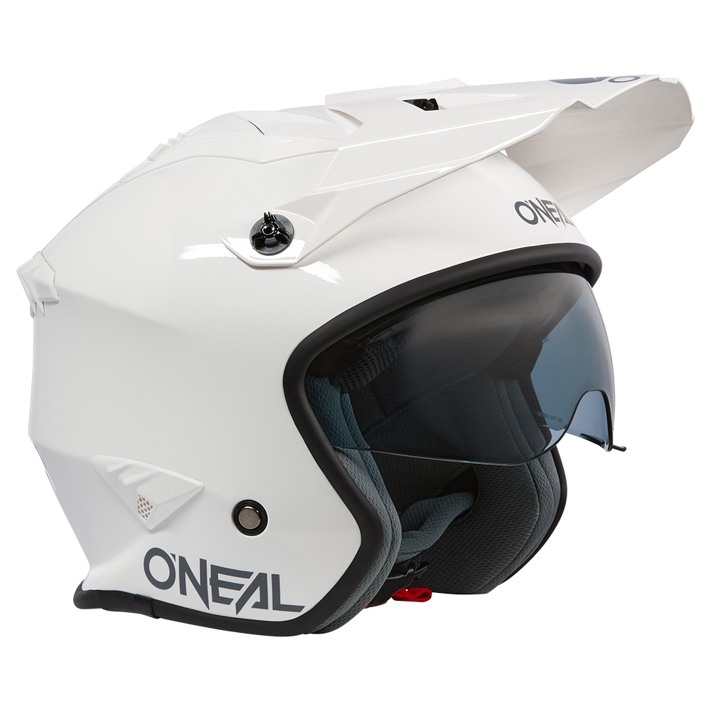Kask O'Neal VOLT SOLID White/Biały Prawy Bok