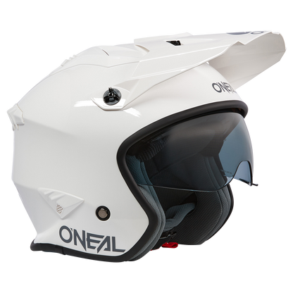 Kask O'Neal VOLT SOLID White/Biały Prawy Bok