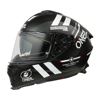 Kask O'Neal CHALLENGER WARHAWK Black/White/Red
