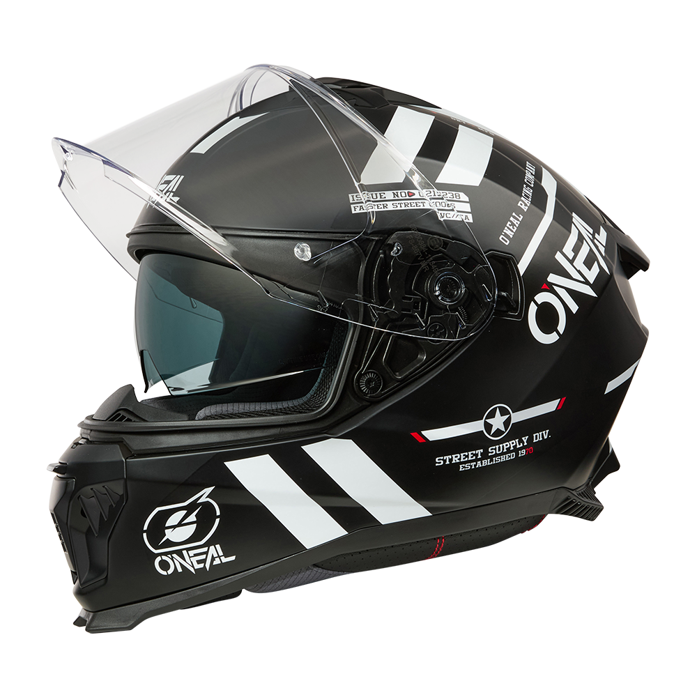 Kask O'Neal CHALLENGER WARHAWK Black/White/Red