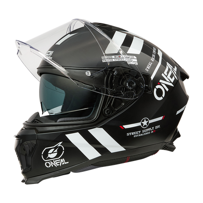 Kask O'Neal CHALLENGER WARHAWK Black/White/Red