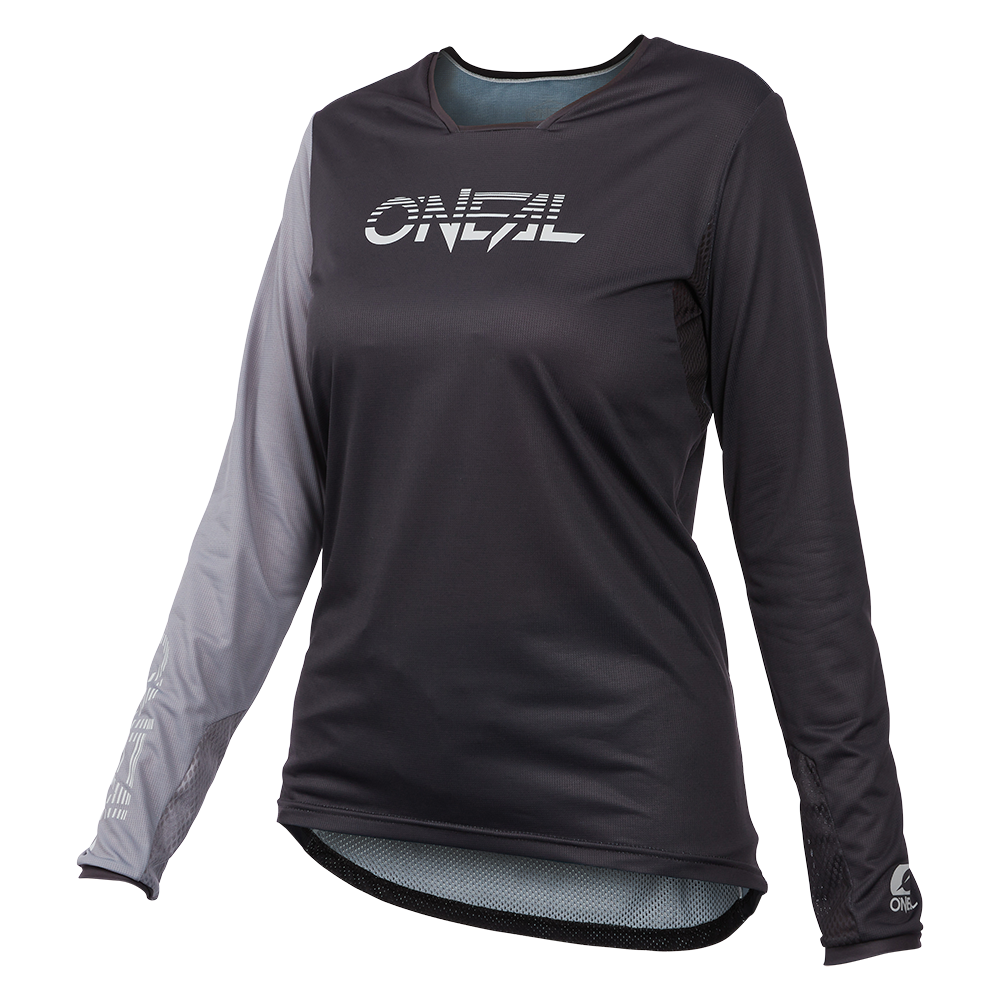 Jersey Damski O'Neal ELEMENT FR HYBRID Black/Gray