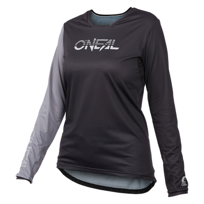 Jersey Damski O'Neal ELEMENT FR HYBRID Black/Gray