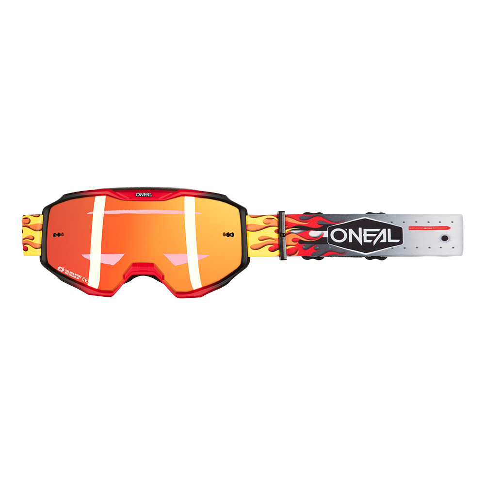 GOGLE O'Neal B-10 HR multi - Radium Red