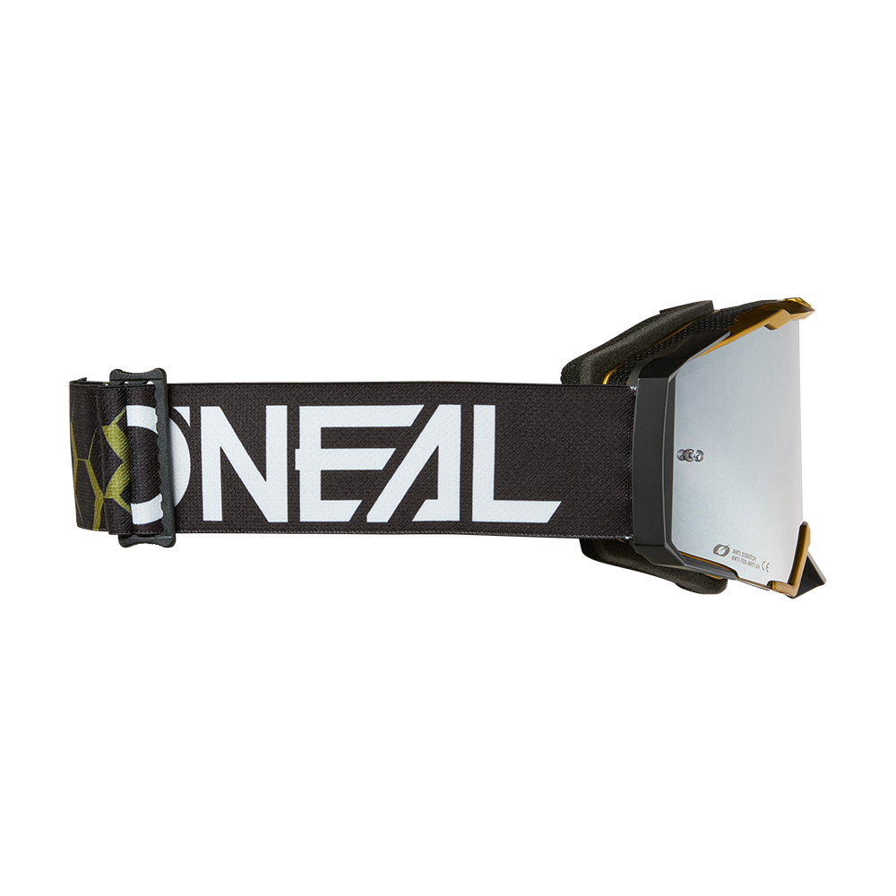 O'Neal B-33 Goggle HEXA black/gold - silver mirror