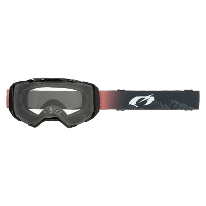 GOGLE O'Neal B-22 COVERT Black/Red - Clear