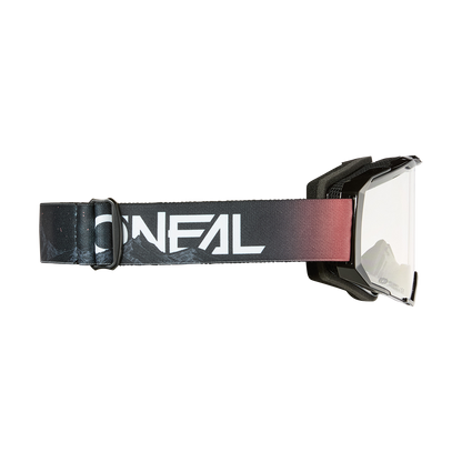 GOGLE O'Neal B-22 COVERT Black/Red - Clear