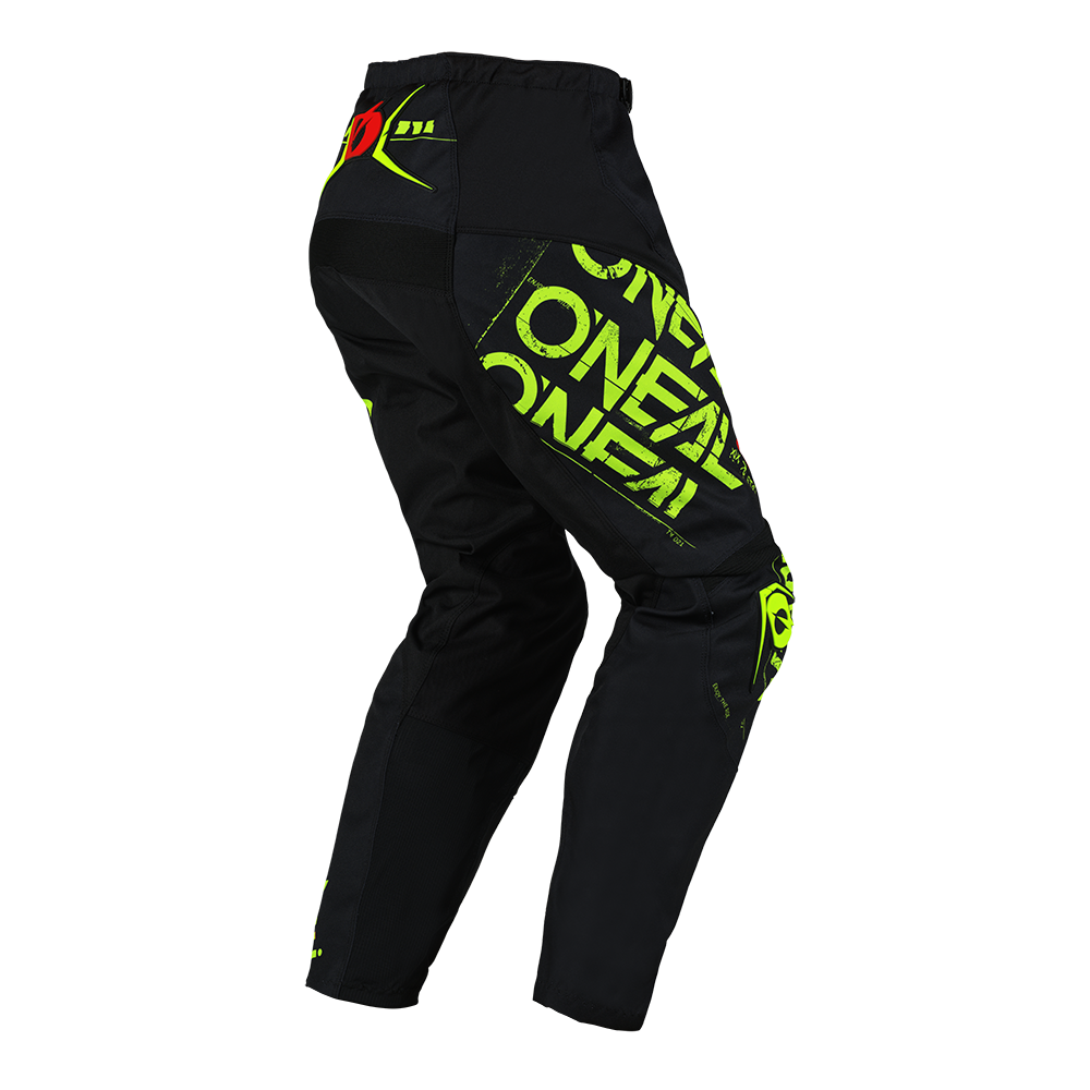 Spodnie O'Neal ELEMENT STATIC Black/Neon Yellow
