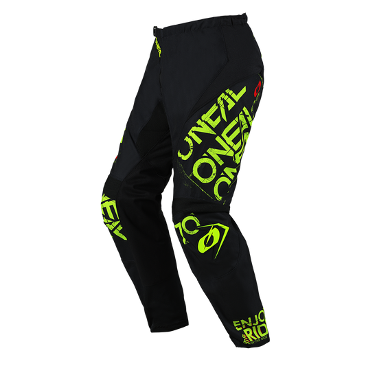 Spodnie O'Neal ELEMENT STATIC Black/Neon Yellow