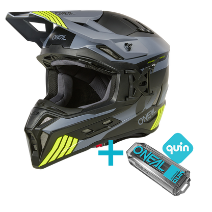 Kask O'Neal EX-SRS HITCH Black/Gray/Neon Yellow + QUIN PRO