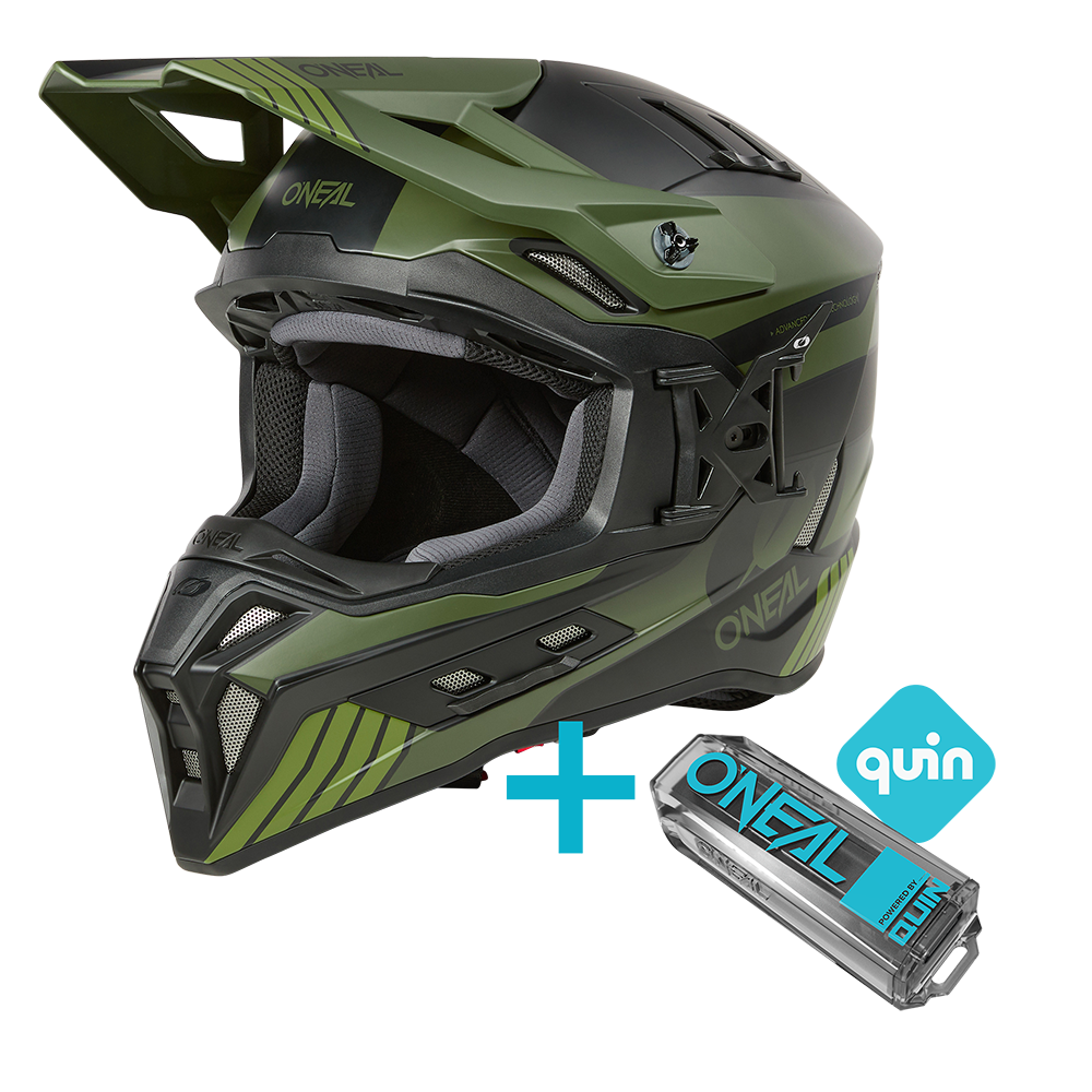 Kask O'Neal EX-SRS HITCH Black/Olive + QUIN PRO