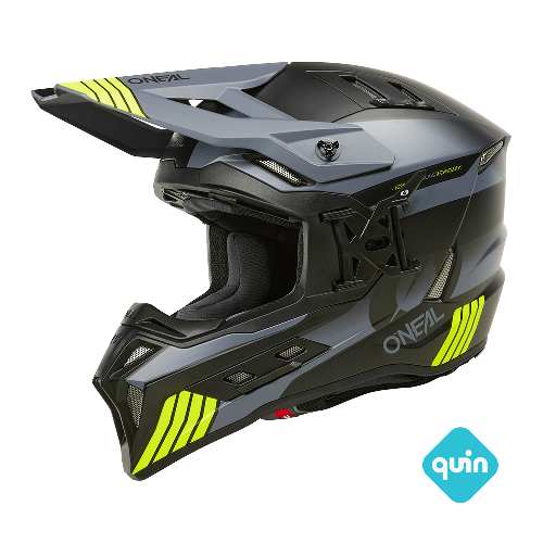 Kask O'Neal EX-SRS HITCH Black/Gray/Neon Yellow + QUIN PRO